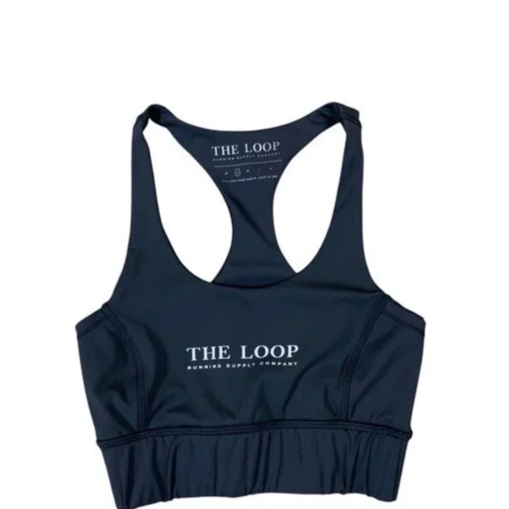 The Loop Running Supply
Co. Gray
Sports Bra
Small Racer-back Activewear